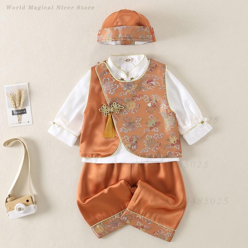 봄 여름 아기 당나라 정장 어린이 소년 소녀 백일 한  - Summer Clothing Baby Girl 리뷰 및 가격