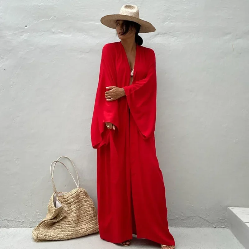 기모노 여성 비치웨어 커버업 카디건 로브 드 플라주 솔 - Summer Clothing Wraps 리뷰 및 가격