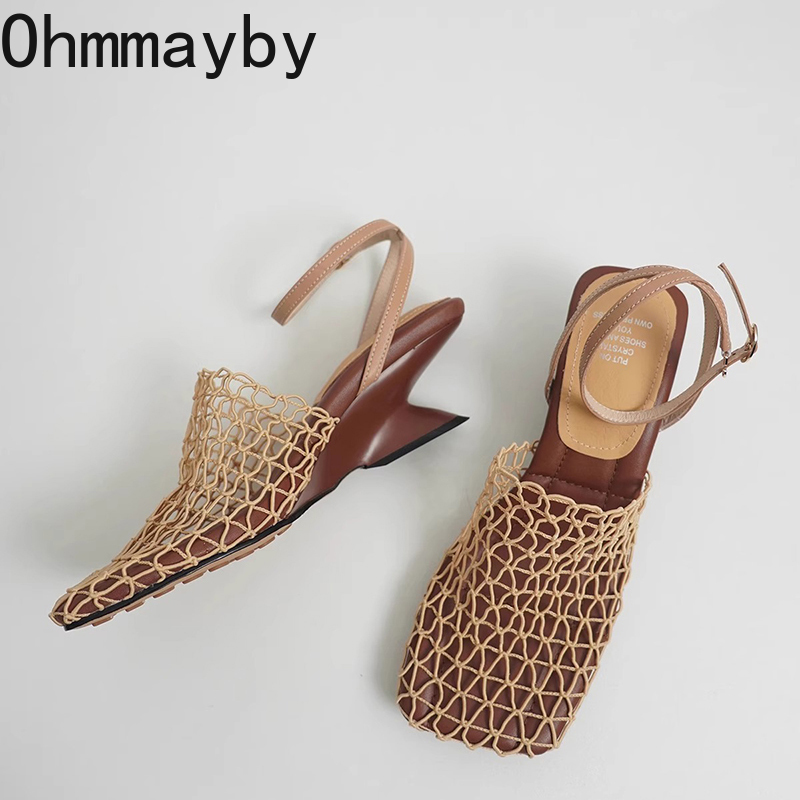디자이너 명품 속이 빈 여성 샌들 간결한 파티 드레스  - Summer Clothing Stores 리뷰 및 가격