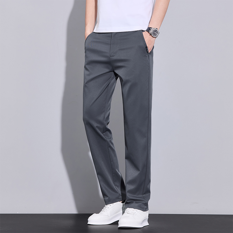 여름 얇은 남성 캐주얼 바지 트윌 원단 신축성 허리 비 - Summer Clothing Brands 리뷰 및 가격