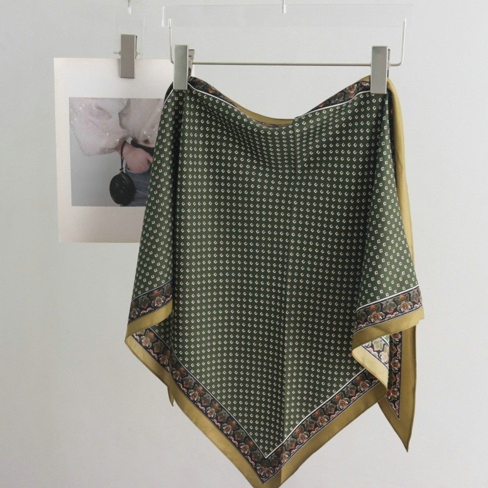 새로운 새틴 여성 스카프 타이 염색 레트로 스카프 벨트 - Summer Clothing Wraps 리뷰 및 가격