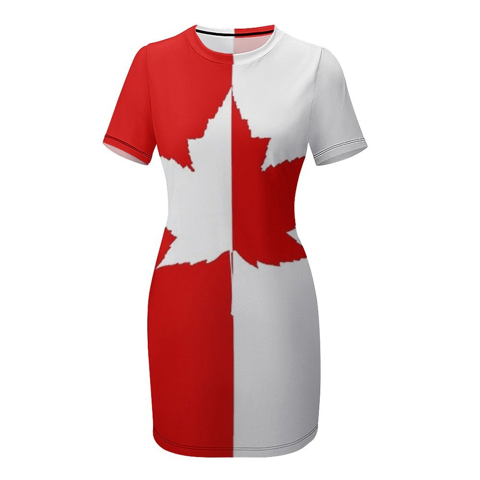 캐나다 단풍잎 기념품 반팔 드레스 비치웨어 여성 의류  - Summer Clothing Women Canada 리뷰 및 가격