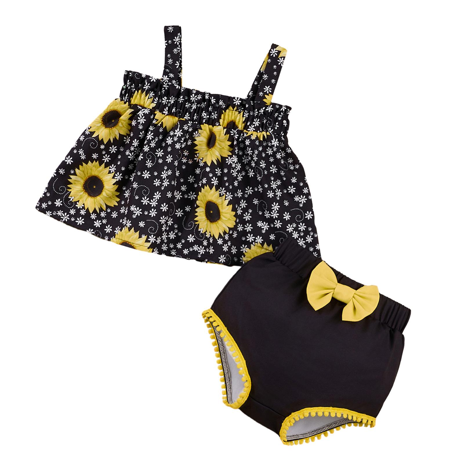 소매 없는 상의와 반바지로 구성된 세련된 여름용 아동복 - Summer Clothing Baby Girl 리뷰 및 가격